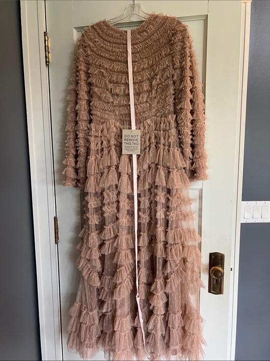 Hutch Dresses & Skirts - Hutch Blush Tiered Ruffle Long Sleeve Dress